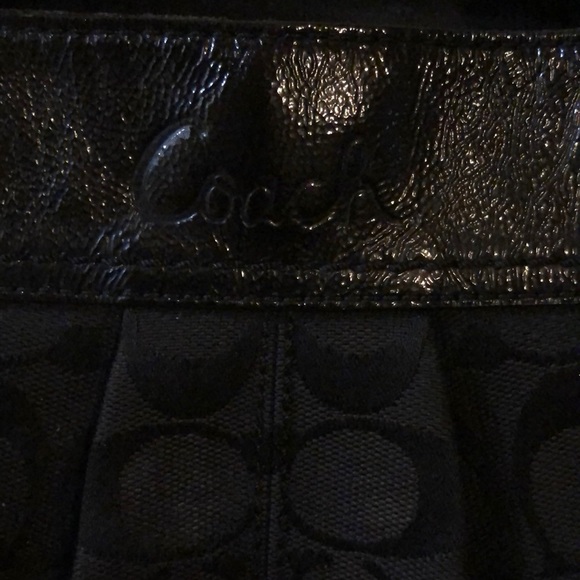 Black Coach Purse - Picture 2 of 8